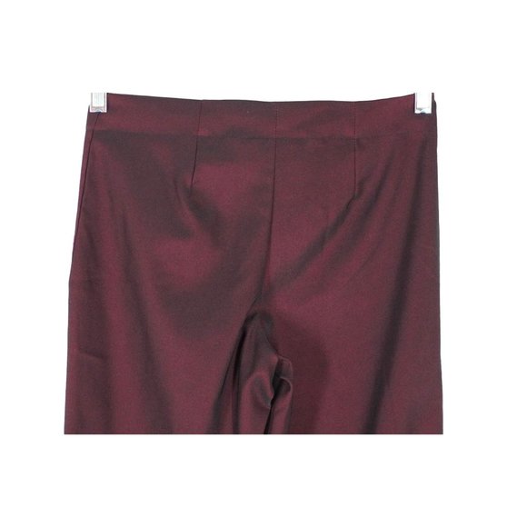 Y2K Sharkskin Pants by No Boundaries Size 5 Maroon Shimmery Shark Skin Vintage 9 - Picture 5 of 10
